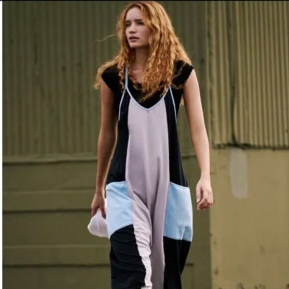 FREE PEOPLE Hot Shot Womens Onesie Colorblock Size Small NEW WITH TAG - Picture 5 of 8